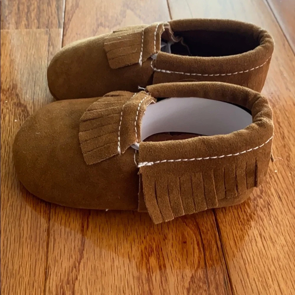 Brand new baby moccasins